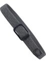Camerazar Unisex elastický pletený pásek, černá spona, 120 cm x 3,3 cm, polyester + ekokůže
