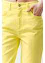 Trendyol Yellow High Waist Wide Leg Jeans