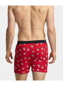 Boxer shorts Atlantic 2GMB-003 A'2 S-2XL red-navy