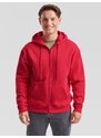 Red Men's Hoodie Premium Fruit of the Loom