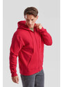 Red Men's Hoodie Premium Fruit of the Loom