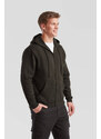 Grey Men's Hoodie Premium Fruit of the Loom