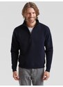 Granatowa bluza męska Zip Neck Sweat Fruit of the Loom