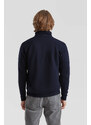 Granatowa bluza męska Zip Neck Sweat Fruit of the Loom