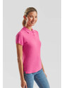 Polo Fruit of the Loom Pink Women's T-shirt