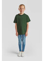 Green T-shirt for Children Original Fruit of the Loom