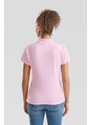 Polo Fruit of the Loom Pink Women's T-shirt