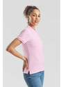 Polo Fruit of the Loom Pink Women's T-shirt