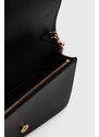 Kožená kabelka Elisabetta Franchi černá barva, BS45F41E2
