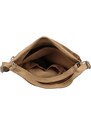 Romina & Co. Bags Stylový dámský koženkový kabelko-batoh Stafania, tmavě béžový