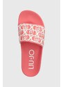 Pantofle Liu Jo MYKONOS 01 dámské, růžová barva, na platformě, BA4129EX004S1706