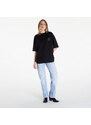 Dámské tričko Calvin Klein Jeans Warp Logo Boyfriend Short Sleeve Tee Black