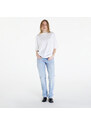 Dámské tričko Calvin Klein Jeans Warp Logo Boyfriend T-Shirt White
