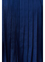 Trendyol Navy Blue Pleat Detailed Comfort Woven Dress