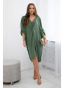 Fashionweek Italské oversize šaty s výstřihem do V pro moletky K59100-26