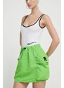 Sukně Karl Lagerfeld Jeans zelená barva, mini, pouzdrová