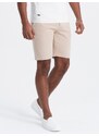 Ombre Clothing Béžové chinos kraťasy V2 SRCS-0128