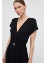 Šaty Liu Jo černá barva, mini