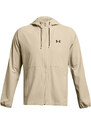 Under Armour Stretch Woven Windbreaker | Khaki Base/Black