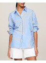 TOMMY HILFIGER SMD STRIPE EASY FIT LS SHIRT