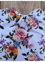 Nala Tričko s krátkým rukávem s potiskem barevných růží 104 bílá