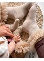 Nena Bebe Tutu ponožky béžové 00 (0-6 měsíců) béžová