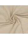 Kvalitex Luxusní bavlněné JERSEY prostěradlo s lycrou 220x200 cm - světle béžová