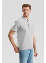 Fruit of the Loom Light Grey Men's Polo Shirt Original Polo Friut of the Loom