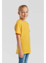 Yellow T-shirt for Children Original Fruit of the Loom