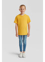 Yellow T-shirt for Children Original Fruit of the Loom