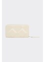Calvin Klein Quilted Large peněženka dámská - krémová