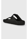 Kožené pantofle Birkenstock Arizona dámské, černá barva, 1026843