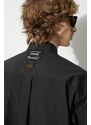 Košile Undercover Shirt pánská, černá barva, relaxed, s klasickým límcem, UC1D4404