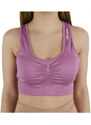 GymHero Podprsenka do posilovnyHero Miami Cute Bra W BASIC-MAUVE