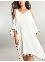 Swimwear Capri Short Kaftan white SW1778