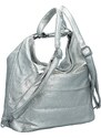 Dámský kabelko/batoh stříbrný - Firenze Sorrena stříbrná