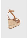 Kožené sandály Liu Jo KAREN 01 hnědá barva, SA4131P0102S1853