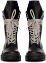 Kotníkové boty Rick Owens x Dr. Martens 1918 Calf Length Boot pánské, černá barva, DM01D7808