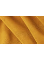 Žlutá sametová rohová pohovka Windsor & Co Halley 242 cm, levá