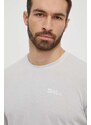 Sportovní tričko Jack Wolfskin Vonnan šedá barva, 1809951