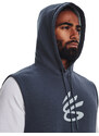 Pánská mikina Under Armour Curry Fleece Slvls Hoodie Gray