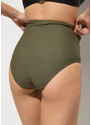 bonprix Stahovací bikinové kalhotky, silná tvarující funkce Zelená