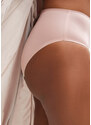 bonprix Bezešvé bokové kalhotky (3 ks v balení) Růžová
