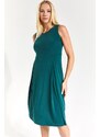 armonika Women's Emerald Sleeveless Midi Dress