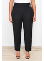 Trendyol Curve Black Woven Trousers