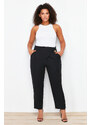 Trendyol Curve Black Woven Trousers