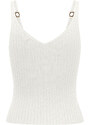 ONLY ONLALICIA S/L DETAIL V-NECK TOP KNT