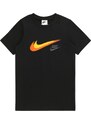 Nike Sportswear Tričko žlutá / stříbrně šedá / oranžová / černá