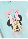 Sinsay - Tričko Minnie Mouse - tyrkysová