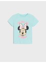 Sinsay - Tričko Minnie Mouse - tyrkysová